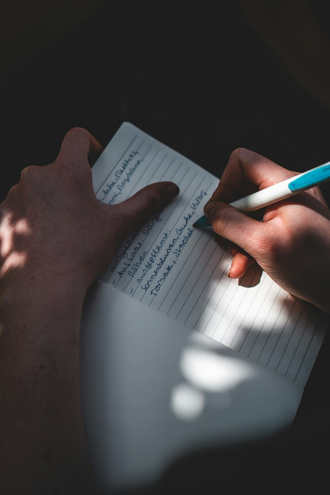 writer brainstorming ideas