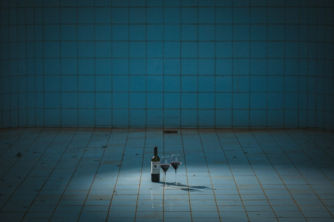 detective investigating crime scene